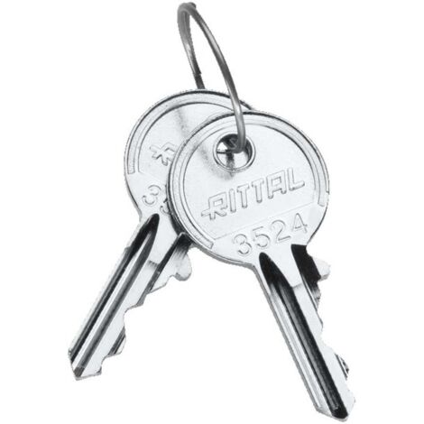 Clé pour armoires de distribution fermeture de sécurité Rittal SZ 2532.000 acier 2 pc(s) Y162212 (1/2)