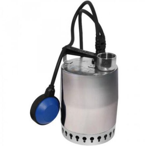 Grundfos – Pompe de relevage Unilift KP 150 A1 – Débit 8.500 L/h – Puissance 300W – Hauteur de refoulement 5 m – Acier inoxydable – Granulométrie 10 mm