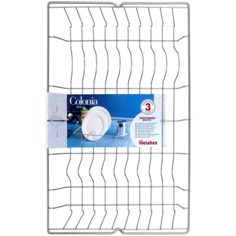 Égouttoir à vaisselle Metaltex Colonia 48x30 cm Argent (1/2)