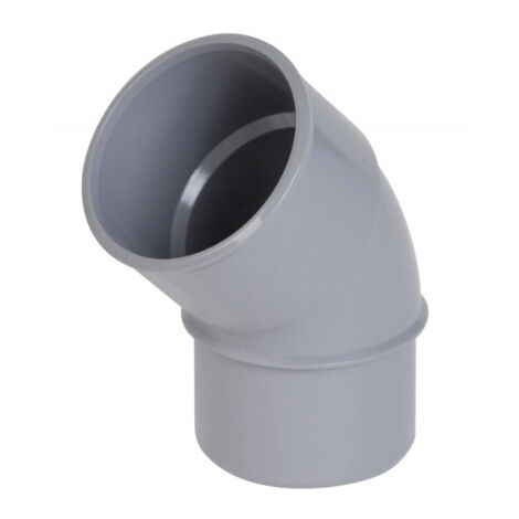 Nicoll – Coude PVC 45° mâle-femelle 32mm – Raccord d'évacuation pour plomberie – Angle 45° pour changement de direction