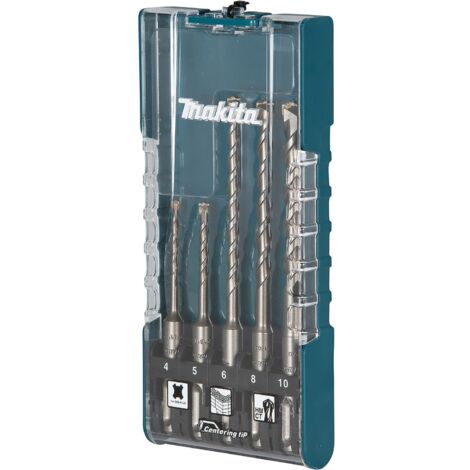 Makita Jeu de forets à béton SDS-PLUS 5 pces Ø 4 - 10 mm - E-15718 (1/2)
