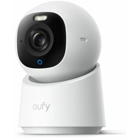 EUFY SECURITY CAMERA INTERIEURE E30, CAMÉRA DE SURVEILLANCE 4K UHD, ROTATION 360° ET INCLINAISON, VISION NOCTURNE EN COULEUR, DÉ (1/3)