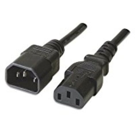 INTELLINET CÂBLE RALLONGE VDE C13 F VERS C14 M 3 M NOIR TECHLY ICOC 033-NC (1/3)