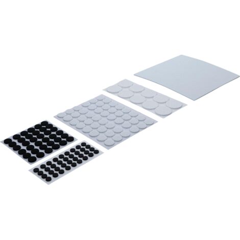FORCE ASSORTIES PATINS FEUTRE AUTOCOLLANT, 131 PIÈCES, 80865 (1/3)
