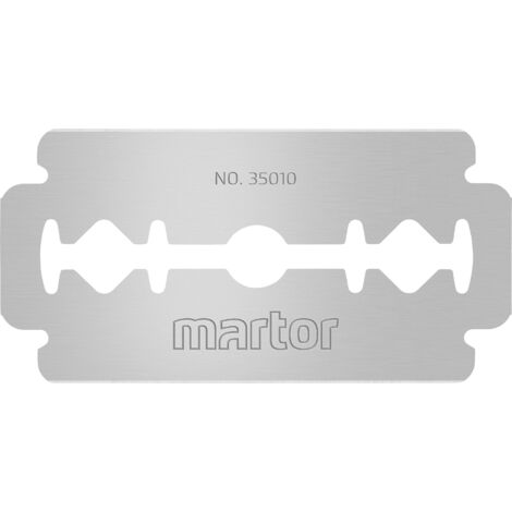 MARTOR 35010.50 INDUSTRIE LAME À MAX FOLEX AVEC TROUS DE GILLETTE DE SÉCURITÉ LONGUEUR 43 MM (10 PIÈCES), LOT DE 10 (1/4)