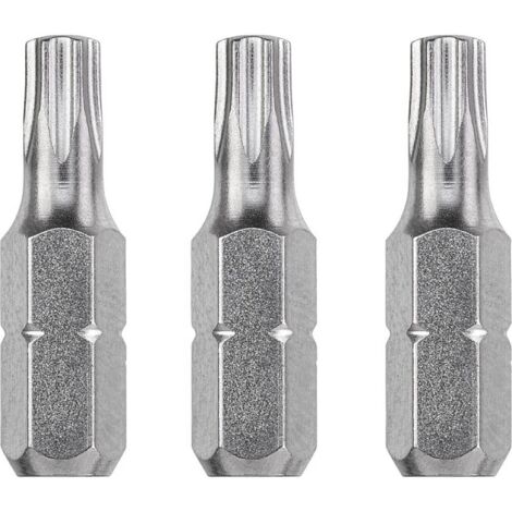 KWB 3 EMBOUTS 25 MM TORX 10 INDUSTRIAL STEEL 121210 (TQ 60 ACIER, ENTRAÎNEMENT ISO 1173, C 6.3), 0 W 0 V (1/3)