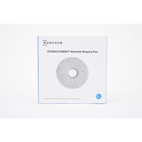 Lingettes lavables Ecovacs pour DEEBOT N30 PRO OMNI DWP040020 Blanc (1/2)