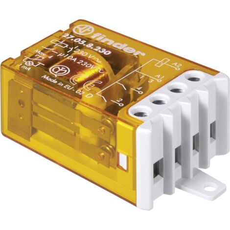 TÉLÉRUPTEUR POUR ENCASTREMENT FINDER 27.01.8.230.0000 1 NO (T) 230 V/AC 10 A 2300 VA 1 PC(S)