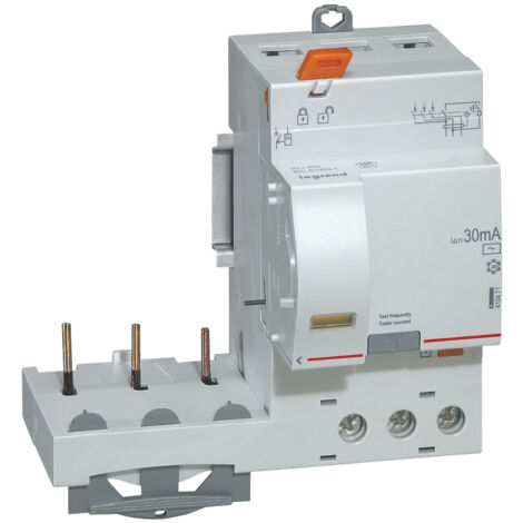bloc différentiel - legrand dx3 - 3p - 40a - type ac - 30 ma - legrand 410471