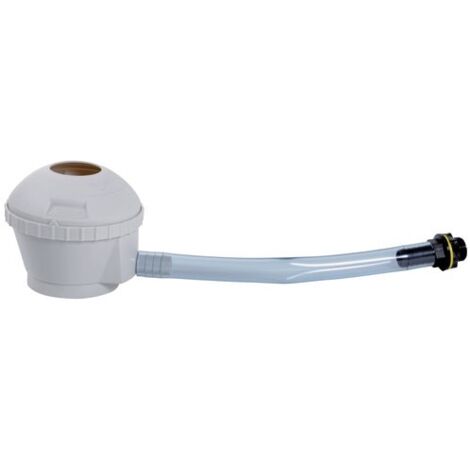 EDA – Collecteur filtrant universel pour récupérateur d'eau pluie – Tuyau adaptable 65-100mm – Grille filtrante – Système trop plein automatique