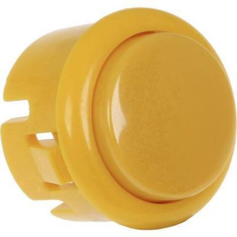 Interrupteur à pression jaune Arcadebutton R318461 (1/2)