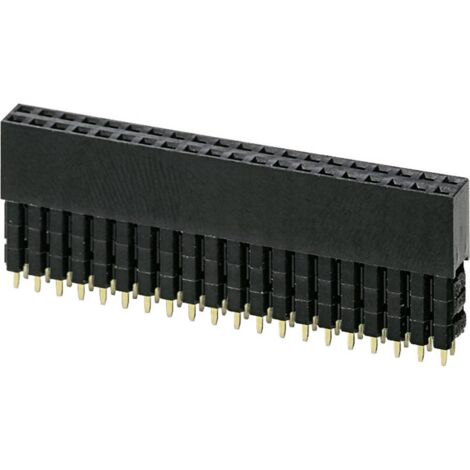 PHOENIX CONTACT PSTD 0,65X0,65/40-2,54 BARRETTE À BORNES RASPBERRY PI® NOIR ADAPTÉ POUR (ORDINATEUR MONOCARTE) RASPBERRY PI® 1 P (1/3)