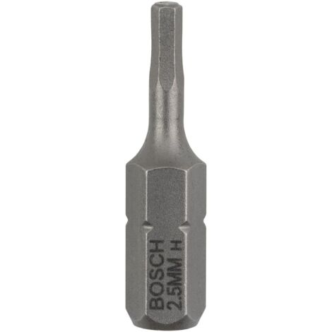 Embout 6 pans 2.5 mm Bosch Accessories 2607001720 extra-dur C 6.3 3 pc(s) W05053