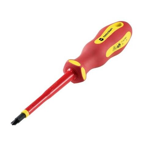 Toolcraft – Tournevis cruciforme SL/PZ2 100mm TO6326250 – Lame double isolation pour sécurité – Normes DIN EN 60900 et VDE 0682-201