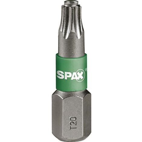 Embout pour visseuse T 20 – Lot de 5 – Longueur 25 mm – Transmission de force optimale – Compatible avec vis SPAX - V894603