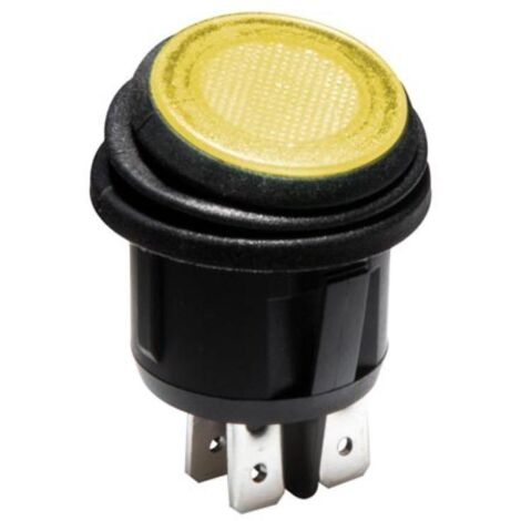 Interrupteur a bascule lumineux led orange 2p dpst on off 12 v (1/3)