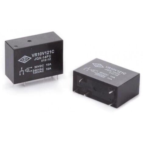 RELAIS VERTICAL 10A/30VCC-220VCA,1 X REPOS-TRAVAIL 12VCC VELLEMAN VR10V121C (1/3)