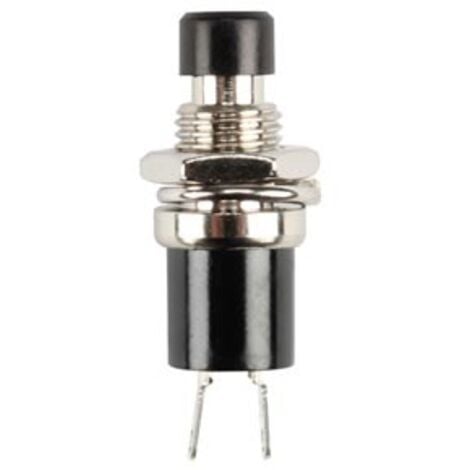 BOUTON-POUSSOIR ON-(OFF) NOIR VELLEMAN R1829B/B