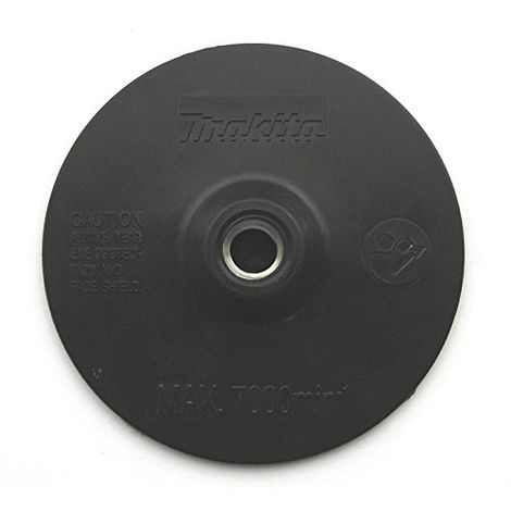 Makita – Plaque de grinage élastique 125mm P05898 – Pour meuleuses – Fixation sécurisée avec écrou de serrage – Performance optimale
