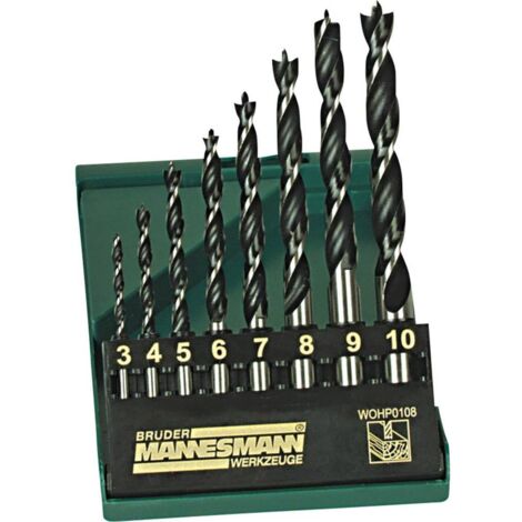 MANNESMANN - M54308 - COFFRET DE MÈCHES À BOIS PRO - 8 PIÈCES (1/2)