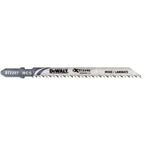 Lame de scie sauteuse DEWALT stratifié HCS 5 pièces