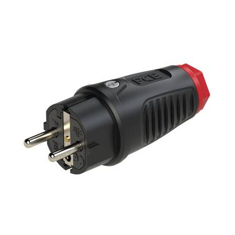 Fiche entièrement en caoutchouc 16A 3P 230V uni-schuko IP54 série TAURUS2 (1/6)