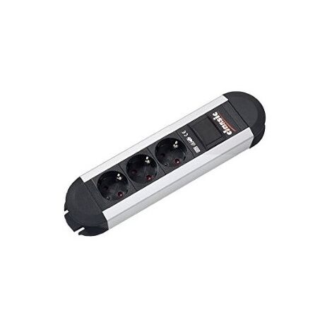 BACHMANN STECKDOSENLEISTE PRIMO CLASSIC ALU, 3-FACH OHNE (1/2)