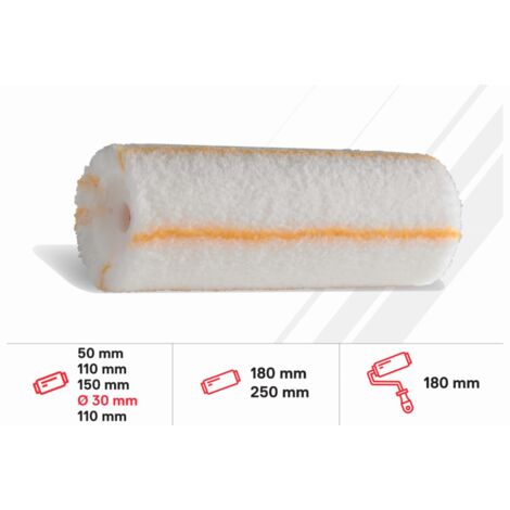 L'Outil Parfait – Manchon pour rouleau 110 mm – Polyamide tissé – Finition pommelée pour peinture – Boîte de 10 – 4991510 (1/2)