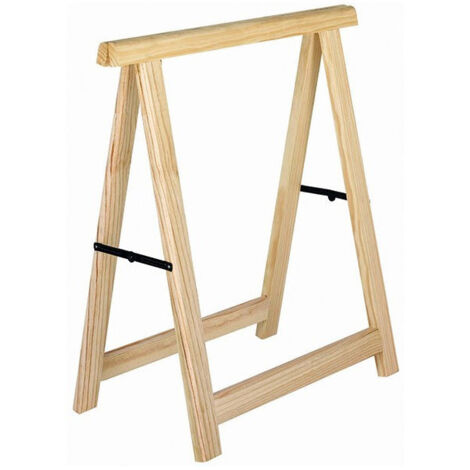 Astigarraga – Tréteau en pin Insignis 25x50mm – Charge max 800kg – Largeur 73,5cm – Hauteur 75,5cm – Pour chantiers humides