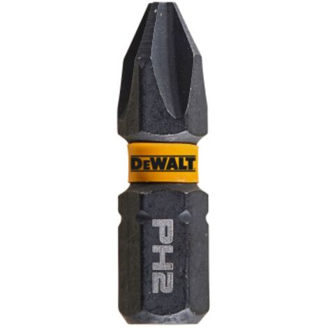 Dewalt końcówka udar. ph2x25 /5szt. extreme impact torsion