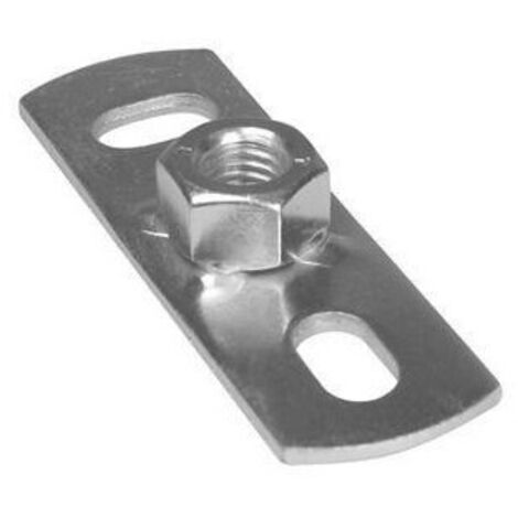 Plaque de base Walraven 6703010 M 10x10mm, acier, galvanisé électrolytiquement