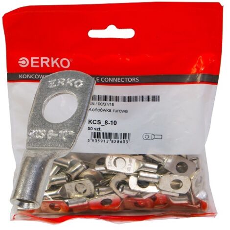 Borne à œillet tubulaire KCS CU 10mm M8 50pcs.ERKO (1/3)
