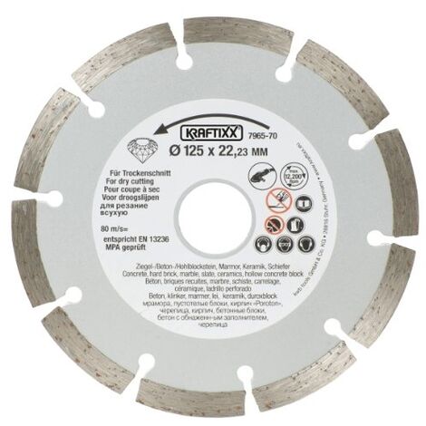 KWB KRAFTIXX 796570 DISQUE À TRONÇONNER DIAMANT 125 MM (1/5)