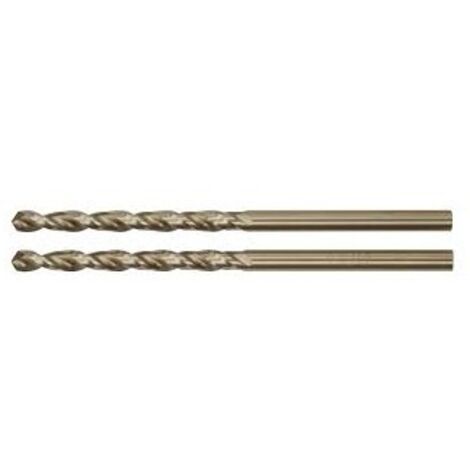 DEWALT DT4902-QZ FORET MÉTAL AU COBALT HSS-CO, ARGENT, 3 X 61 X 33 MM, SET DE 2 PIÈCES (1/5)