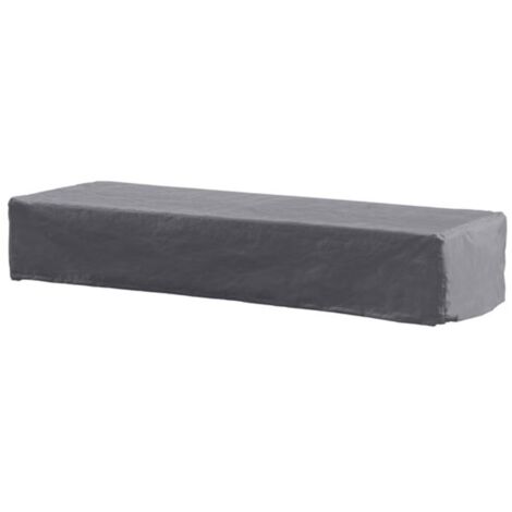 Perel – Housse transat rectangulaire 200 cm x 75 cm x 40 cm – Tissu polypropylène résistant à l'eau – Protection UV et intempéries