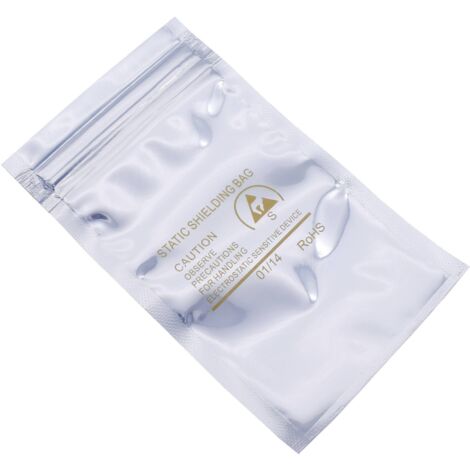 SACHET ANTISTATIQUE (ESD) QUADRIOS 1903EC101 (L X L) 75 MM X 125 MM BLINDÉ LETTRE DIDENTIFICATION ESD: S 1 PC(S) (1/5)
