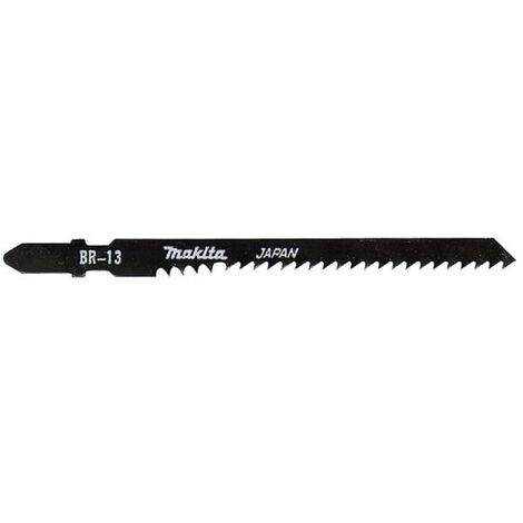 Makita – Lame de scie sauteuse HCS 105mm – 9 dents par pouce – Pour bois tendre et dur – Lot de 5 lames pour coupes nettes - A-85793 (1/7)