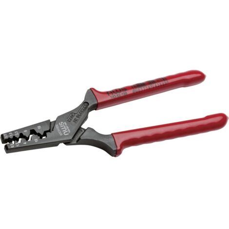 Pince à sertir 14362190 – Serrage trapézoïdal pour embouts de câble 0.5 à 16 mm² – Longueur 190 mm – Poids 250 g – NWS (1/8)