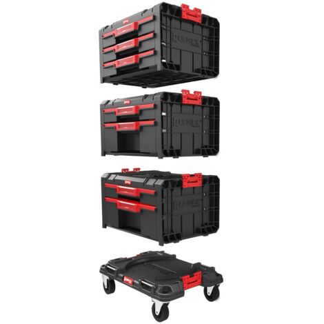 Qbrick System PRO boîte à outils noire légère 860x450x350 mm