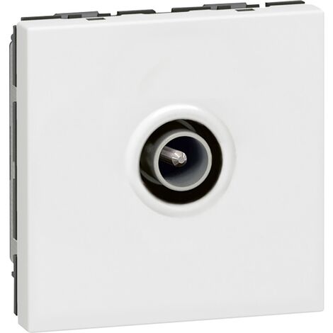 Legrand – Prise TV mosaïque Ø9,52mm mâle – Compatible TNT, satellite et FM – Prise étoile blindée Classe A – Compatible 4G LTE (1/5)