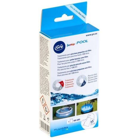 Traitement piscine gre-pools 5 sachets sans chlore sans mousse (1/2)
