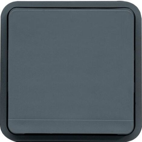 Cubyko Prise Schuko associable gris IP55 HAGER WNA160 (1/2)