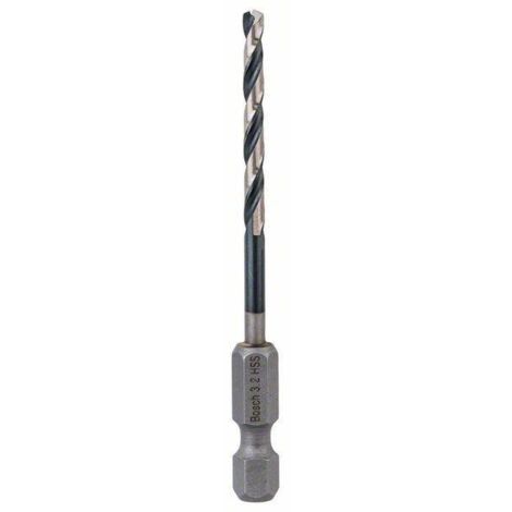 FORETS HÉLICOÏDAUX BOSCH PROFESSIONAL IMPACT CONTROL HSS (POUR MÉTAL, 3,2 X 36 X 75 MM, ACCESSOIRES POUR PERCEUSE À PERCUSSION) (1/4)
