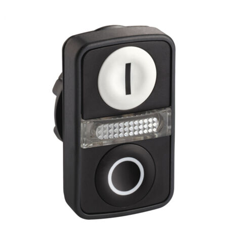 SCHNEIDER ELECTRIC ZB5AW7A1721 ÉLÉMENT FRONTAL DE BOUTON-POUSSOIR À DOUBLE TOUCHE 1 PC(S) (1/4)