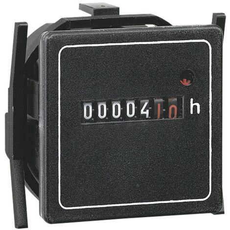 COMPTEUR HORAIRE TOTALISATEUR - 24 V - 50 HZ LEGRAND 049552