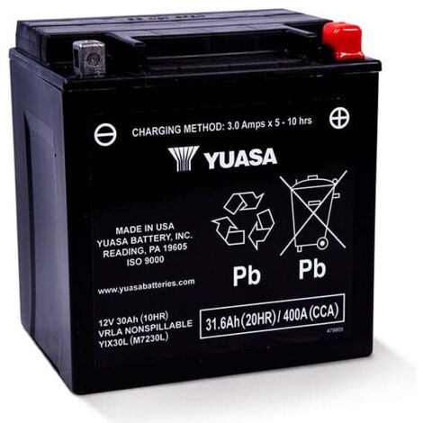 YUASA YUAM7230L YIX30L BATTERIE