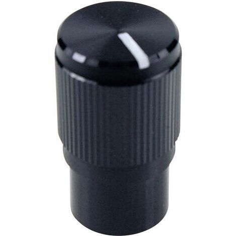 Tête de bouton rotatif Cliff FC7257 noir (Ø x H) 10.7 mm x 19 mm 1 pc(s) D71852 (1/4)