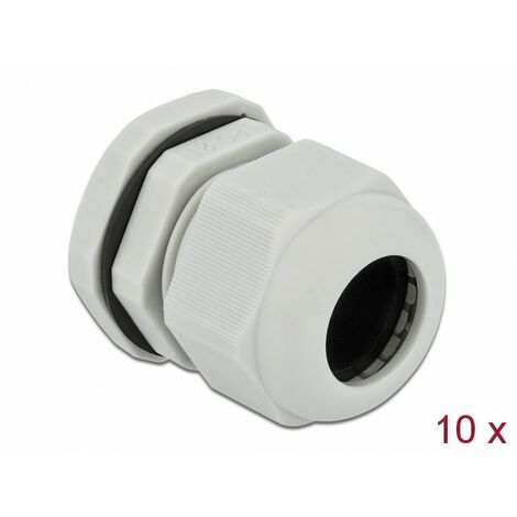 DeLOCK Delock 60223 - Gris - Plastique - 10 pièce(s) - PG21 - 1,8 cm - IP68 (1/5)