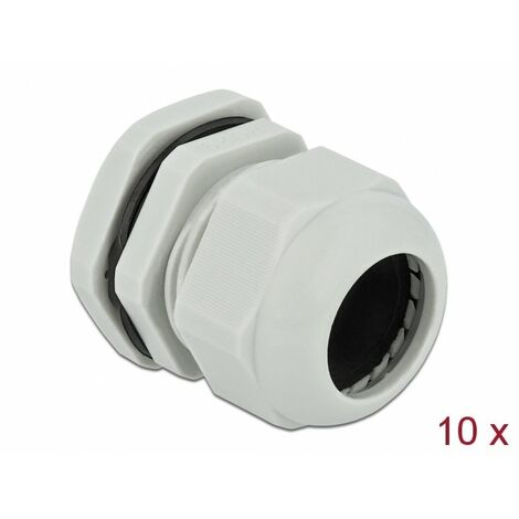 DeLOCK Delock 60227 - Gris - Plastique - 10 pièce(s) - PG29 - 2,5 cm - IP68 (1/5)