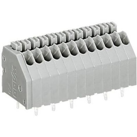 Wago 250-409 Bloc de connexion à ressort gris 9 broches (1/2)